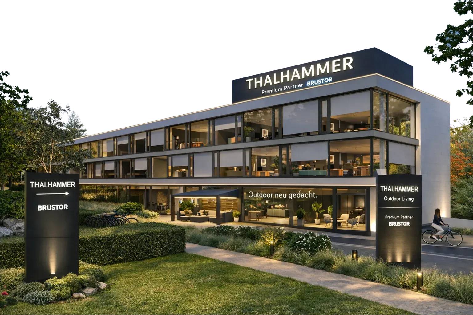 Aluminiumprofile in der Werkstatt von Thalhammer
